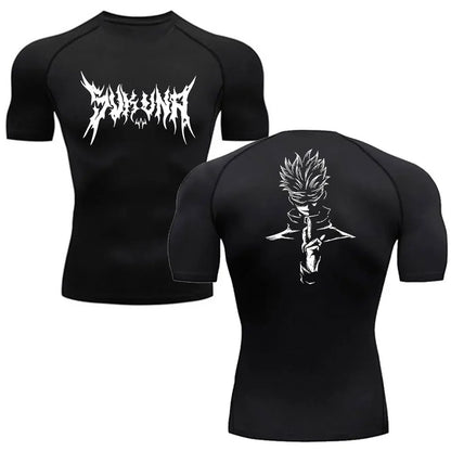Camiseta Compressão Jujutsu Kaisen Dry Fit | Performance e Conforto
