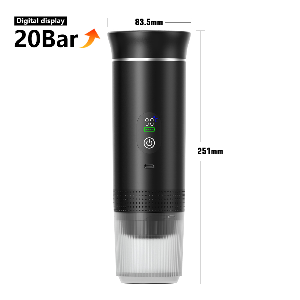 CoffeeGo – Cafeteira Expresso Portátil